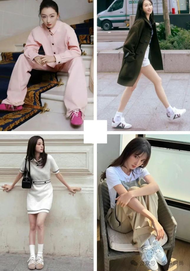 今年突然又又又火了这样搭精致又时髦！j9九游会(中国)网站【芭蕾运动鞋】(图10)